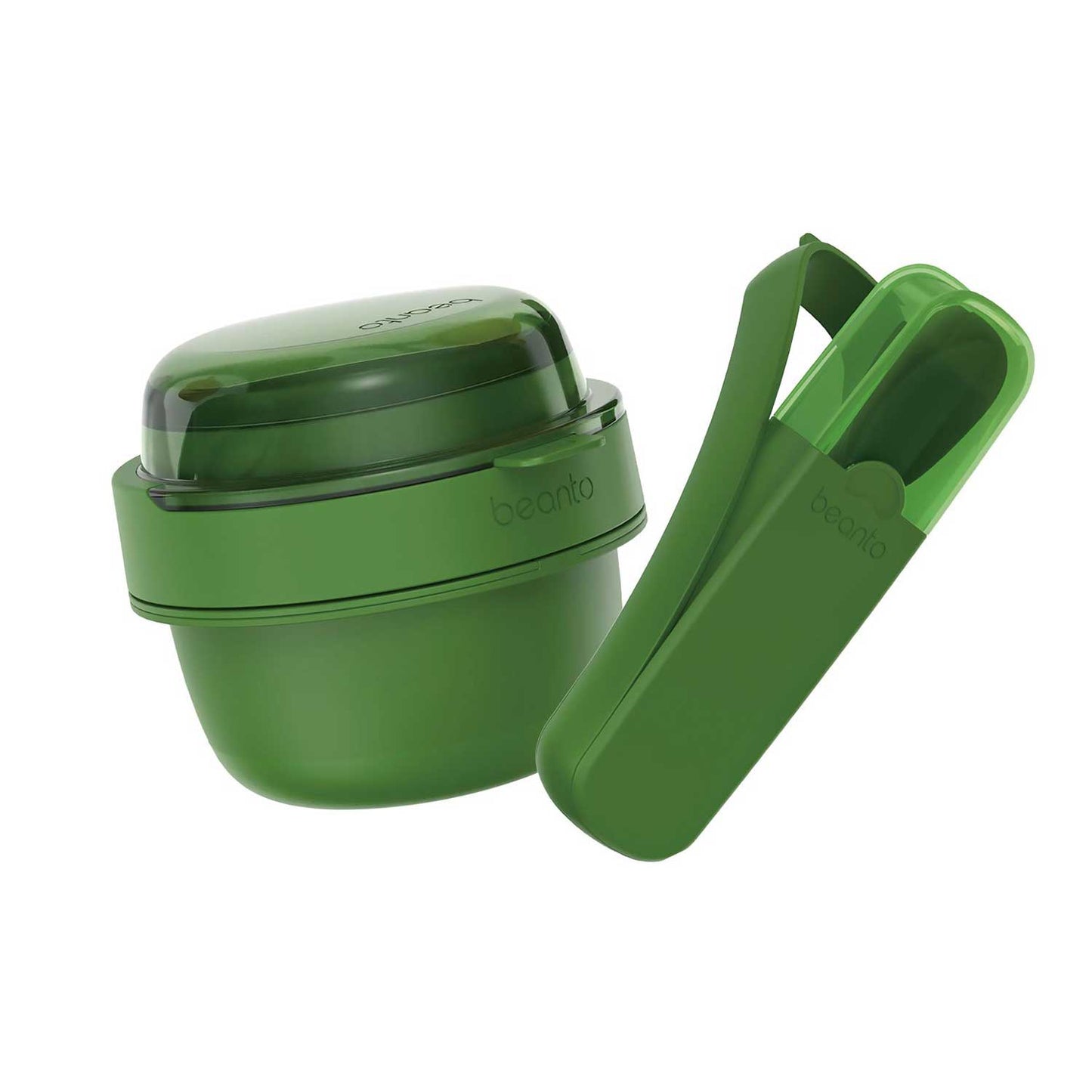 The Combo 1.35L Bowl + Cutlery Set - Forest Green