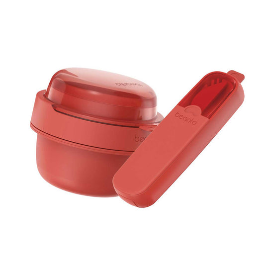 The Combo 1.35L Bowl + Cutlery Set - Sunset Coral